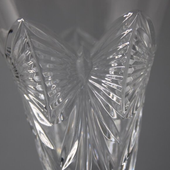 Waterford Champagne Glasses Set Of 2 Clear Cut Crystal 9" Champagne Glasses - Picture 5 of 12